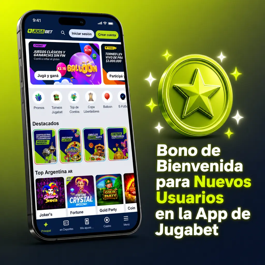 Bono de bienvenida Jugabet: 100% hasta 200.000 ARS en depósito + 50 giros gratis en casino o apuestas deportivas