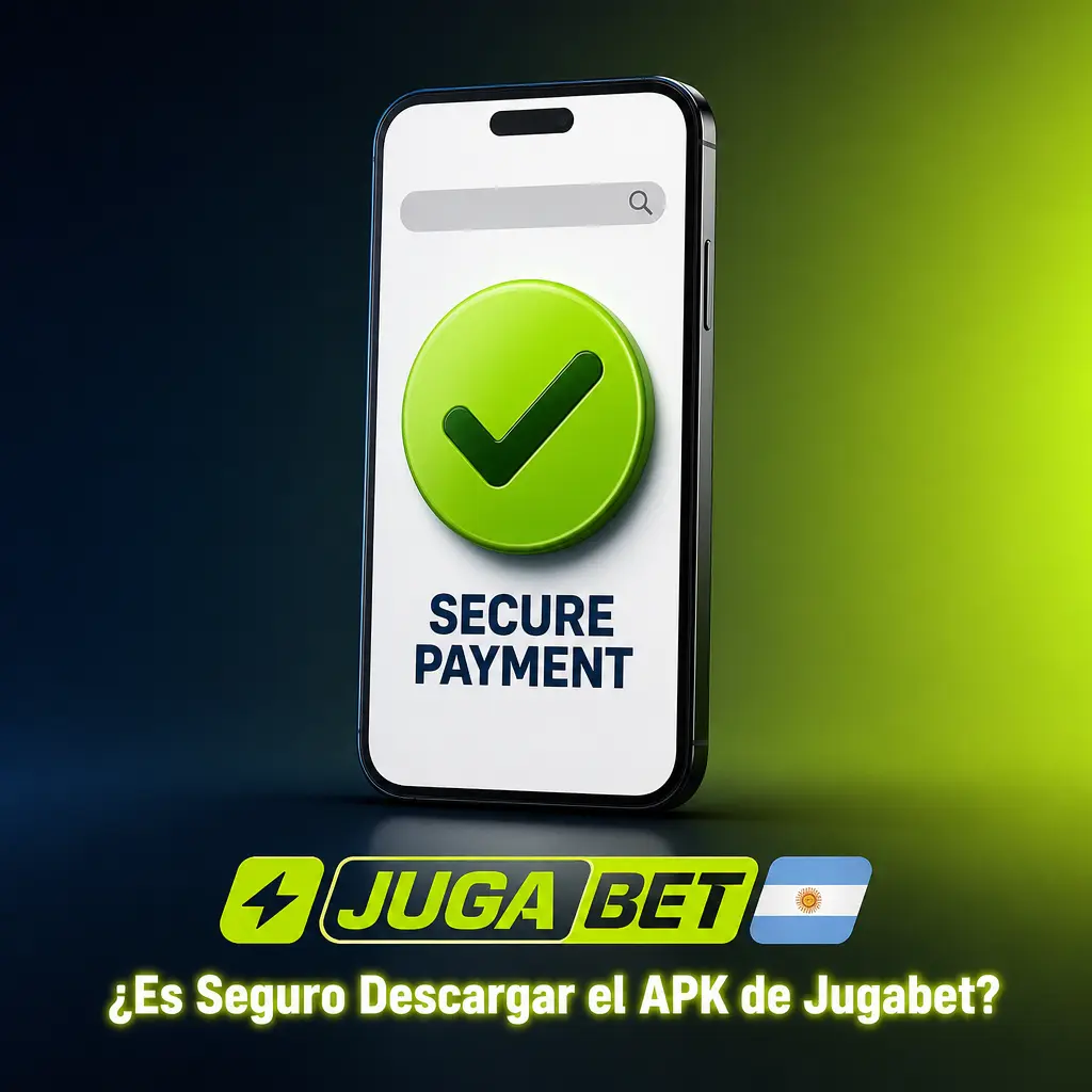 Ícono de seguridad APK Jugabet con escudo SSL y cifrado de datos para jugadores de Argentina