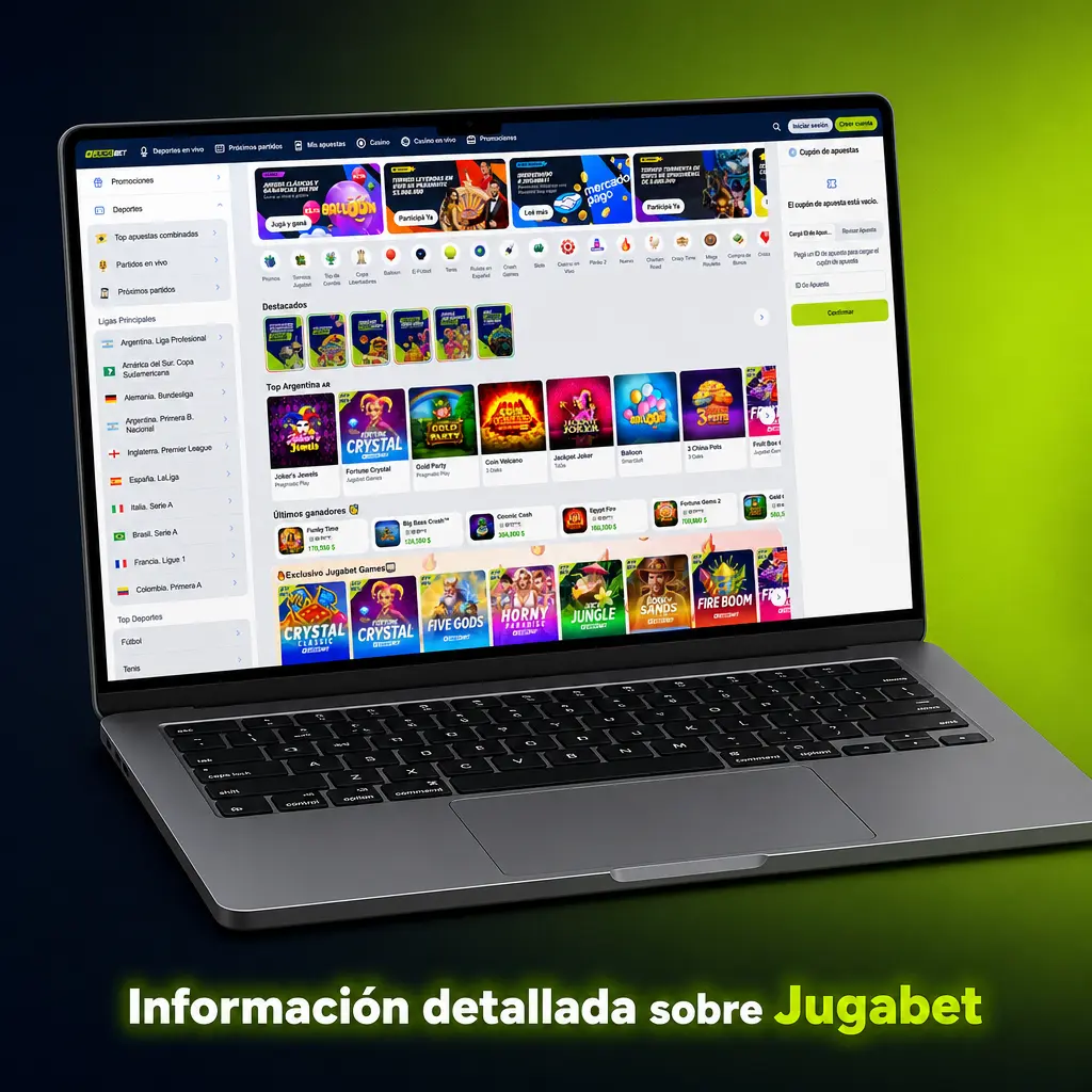 Jugabet: plataforma de apuestas deportivas y casino en línea para jugadores argentinos con seguridad SSL