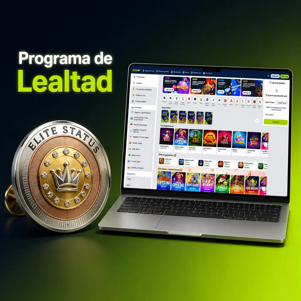 Programa de lealtad Jugabet con niveles Bronce, Plata, Oro, Platino y Diamante y sus beneficios de cashback y bonos